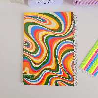 دفتر عرش برجسته مقوایی کلاسیک 60 برگ تک سیم خطی 02