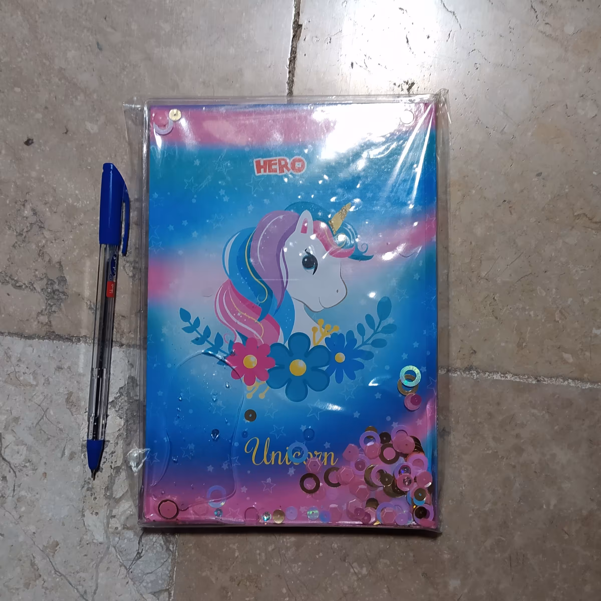 دفتر آکواریومی ته چسب