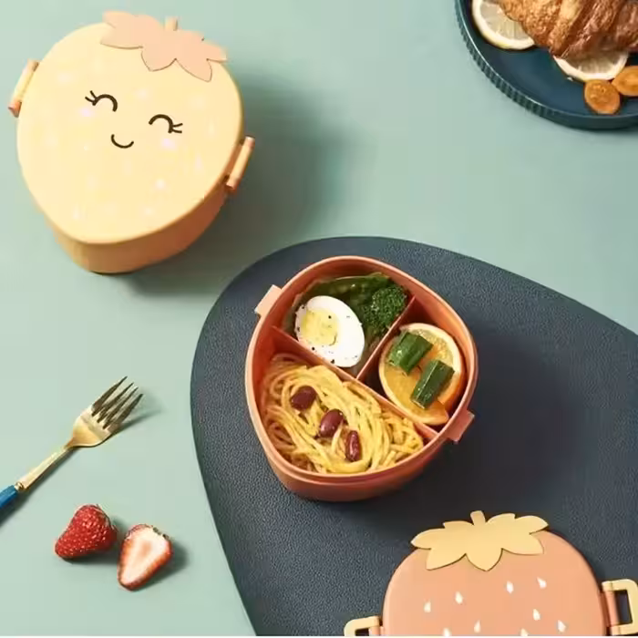 ظرف غذا کودک مدل توت فرنگی کد 14305