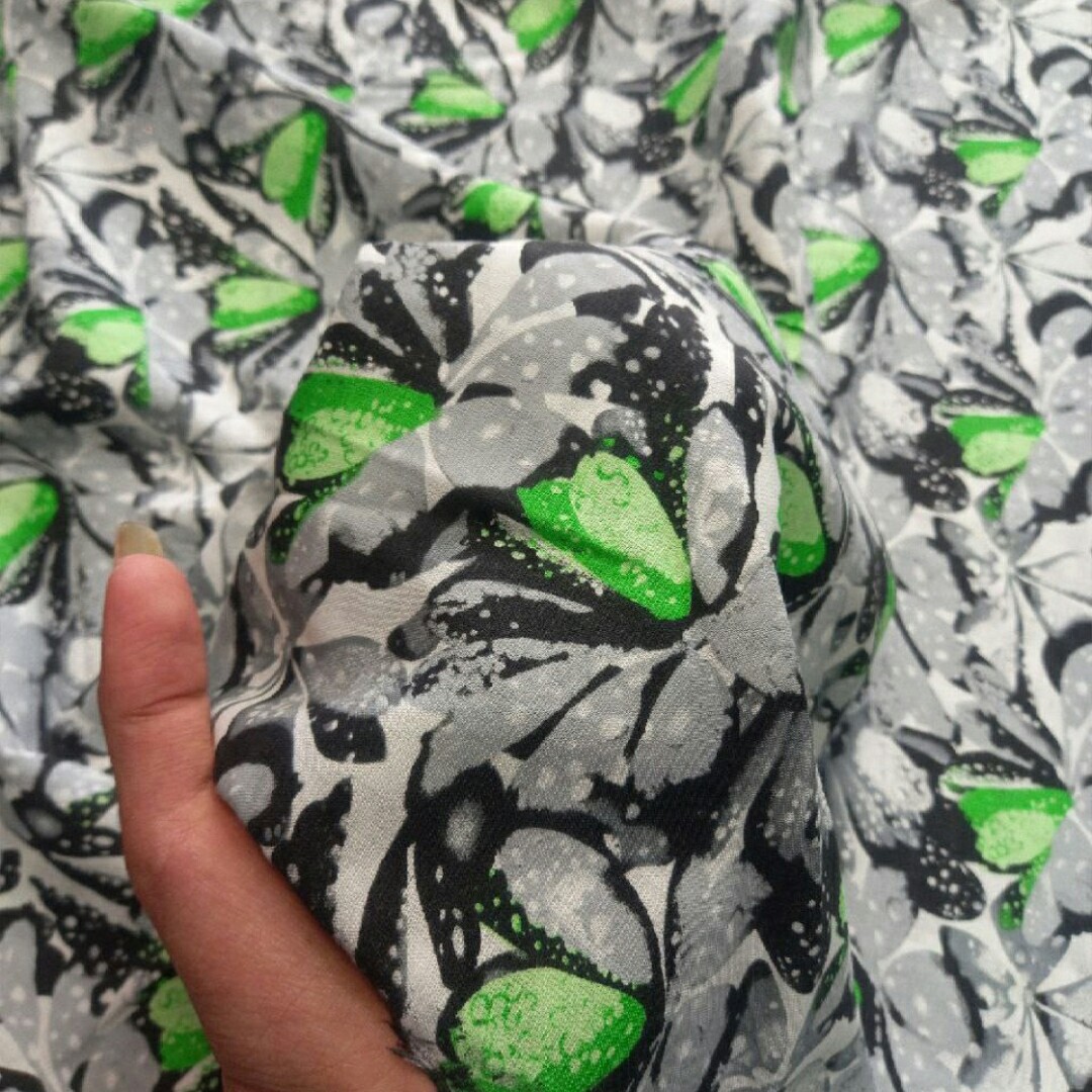 نخی گل سبز با اب رفت جزعی