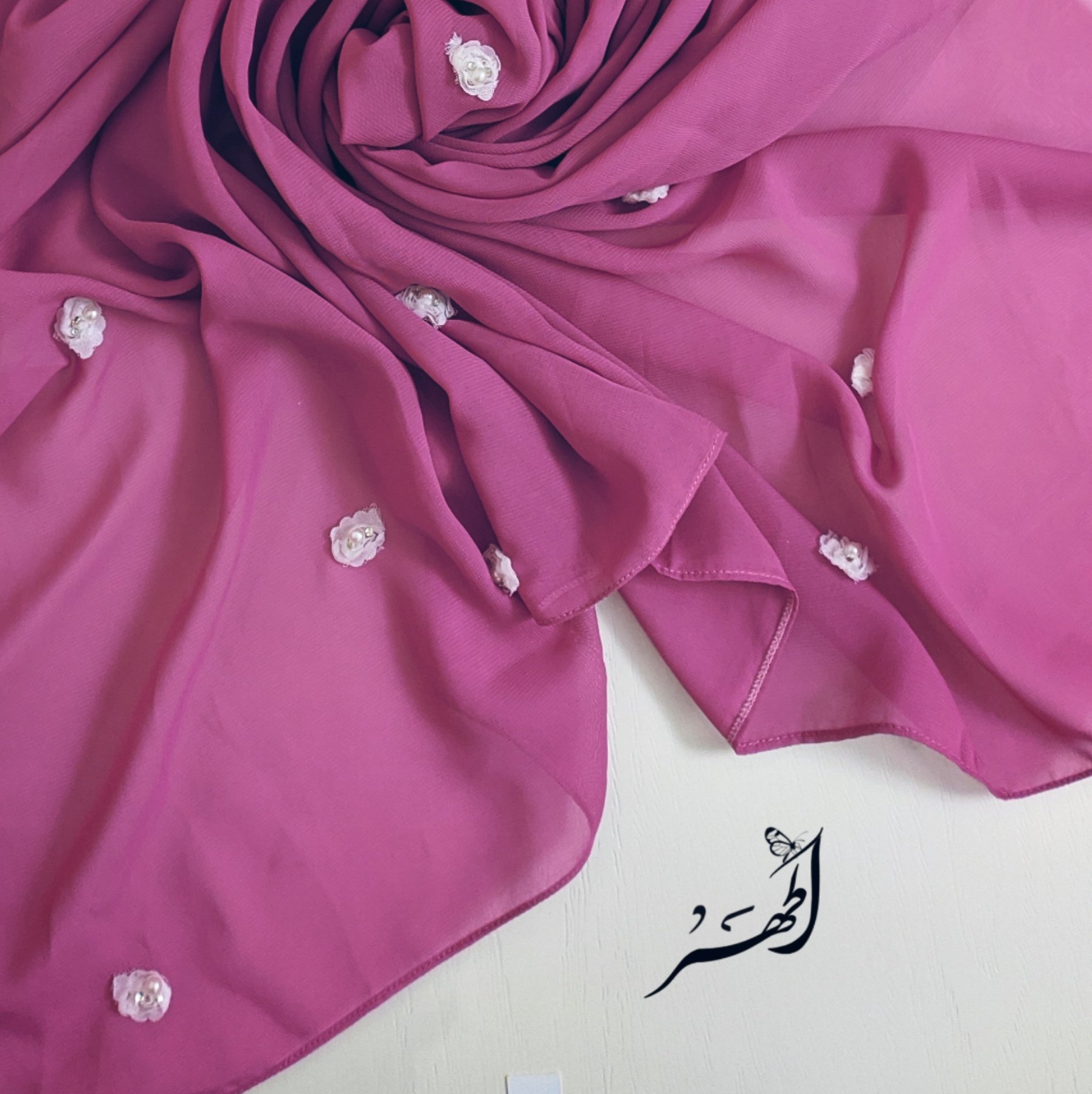 روسری طرح اقاقیا