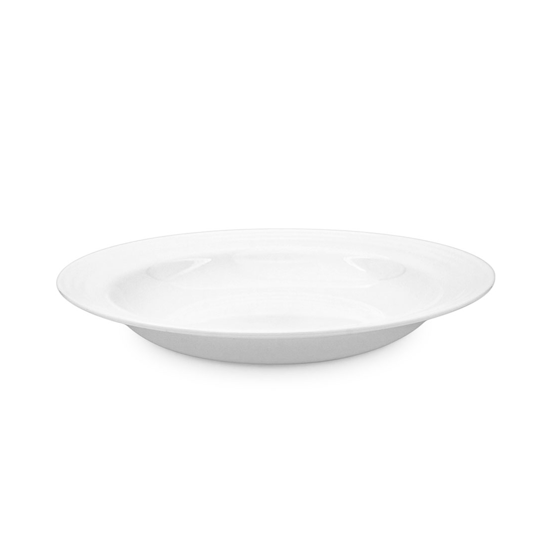 بشقاب گود خورش خوری پارس اپال هتلی سفید (سایز 23)