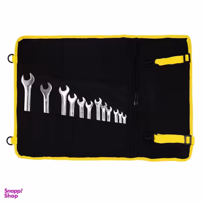 مجموعه 12 عددی آچار یک سر تخت و یک سر رینگی مدل YPMZ-012