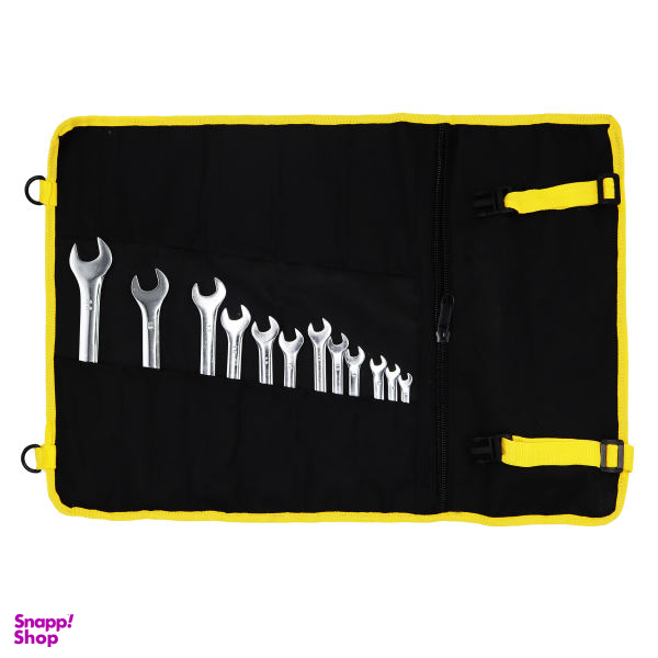 مجموعه 12 عددی آچار یک سر تخت و یک سر رینگی مدل YPMZ-012