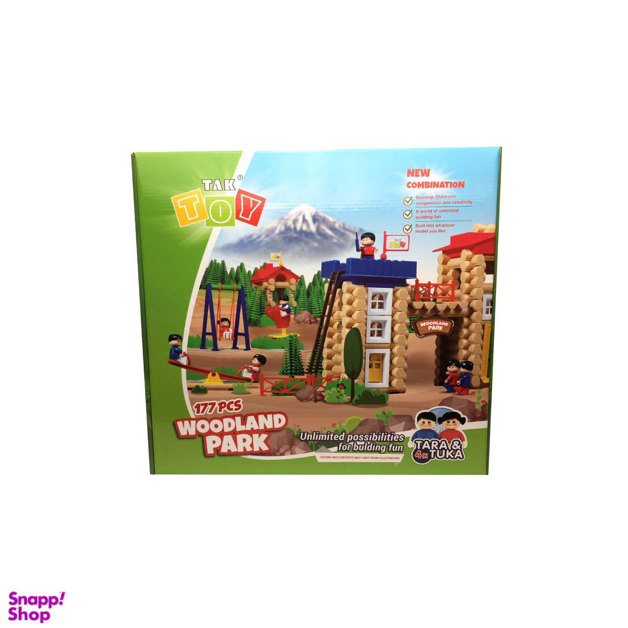 بازی ساختنی 177 تکه تک توی مدل Woodland Park