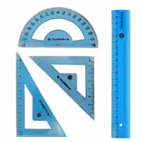 ست خط کش تحریران ژله ای مجموعه 4 عددی