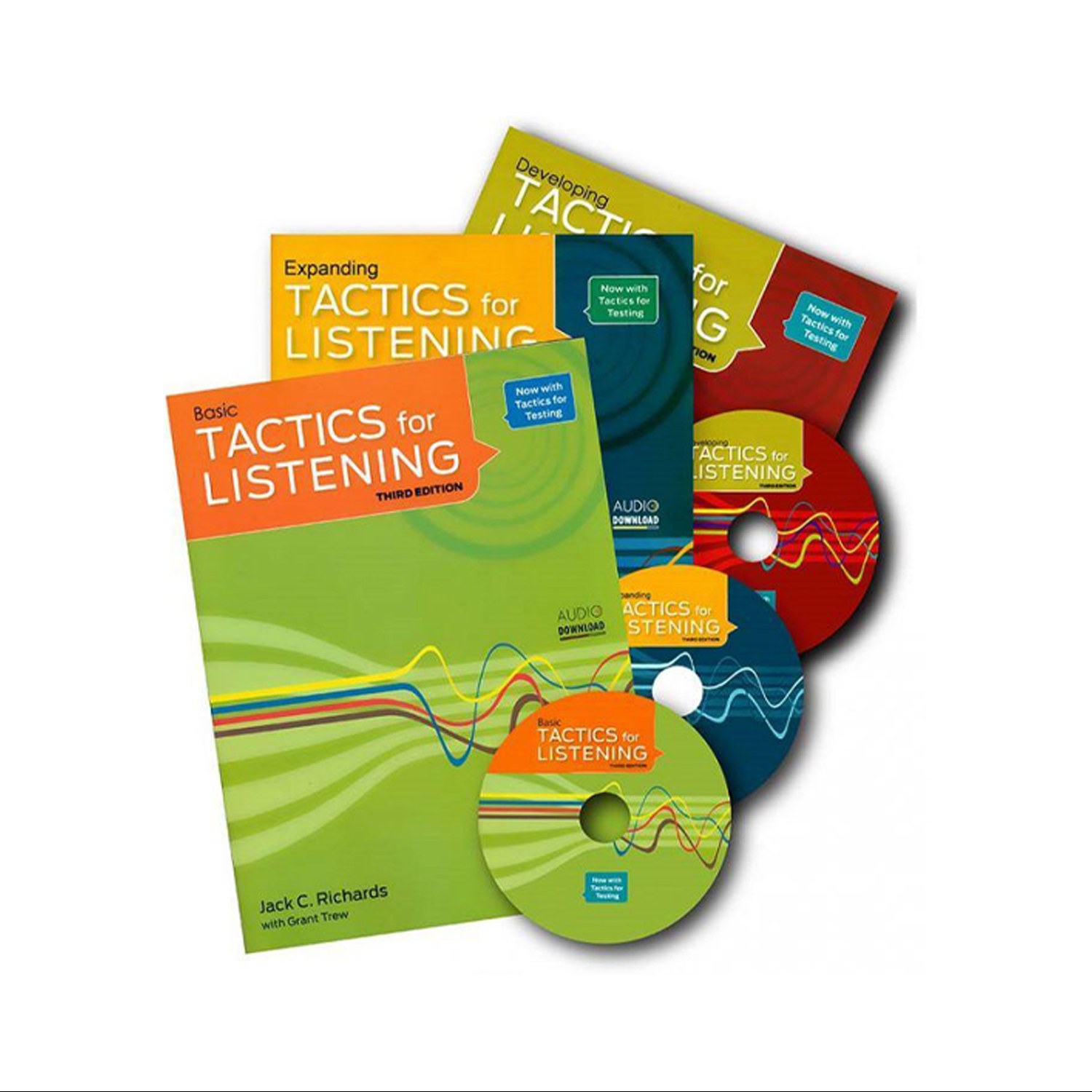 کتاب Tactics for Listening 3rd  اثر Jack C Richard انتشارات سپاهان 3جلدی