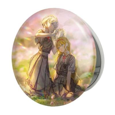 آینه جیبی خندالو طرح کاکه و سومیره انیمه مادوکا مجیکا Madoka Magica مدل تاشو کد 18436