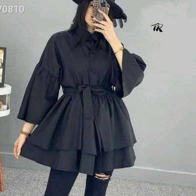 مانتو اسپرت زنانه داکرون مدل مانتو دو دامنه