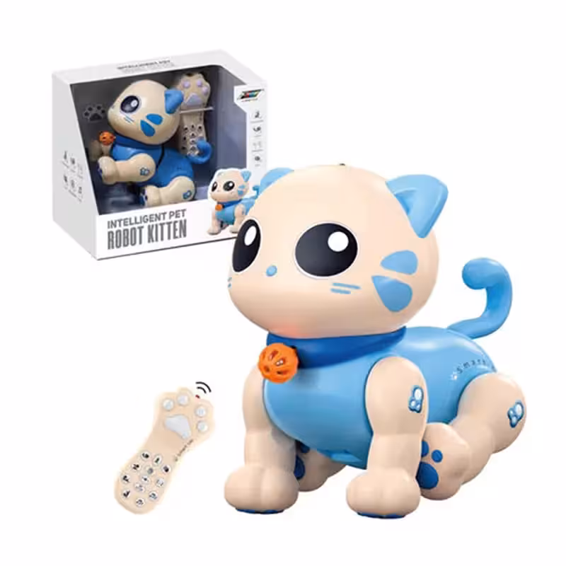 اسباب بازی ربات گربه کنترلی رنگ آبی کد P/K31A/B