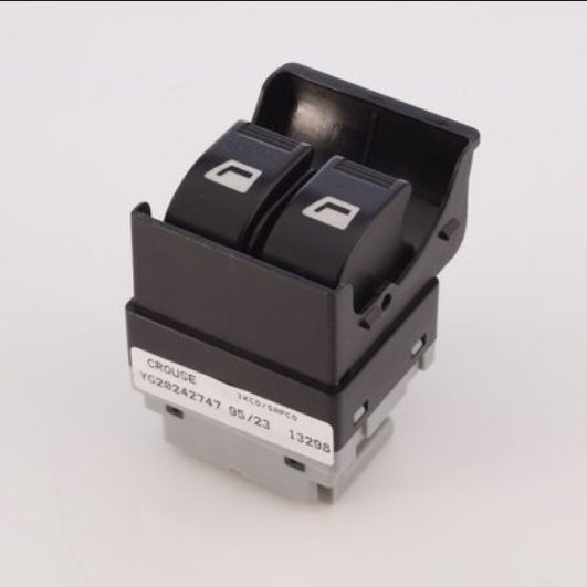 کلید شیشه بالا بر جلو  405SLX  دو پل چپ ( سمت راننده )