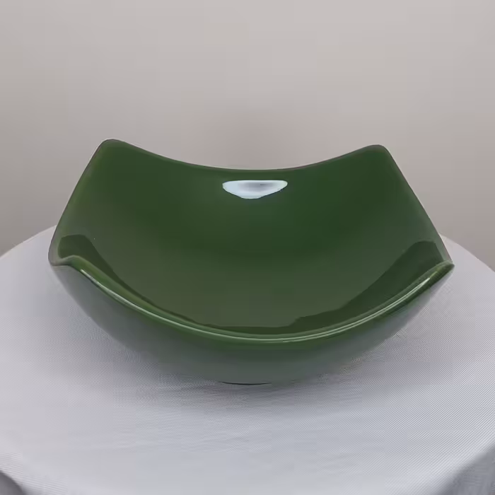 آجیل خوری سرامیکی سبز  10 سانت(خرید مستقیم از تولید کننده)