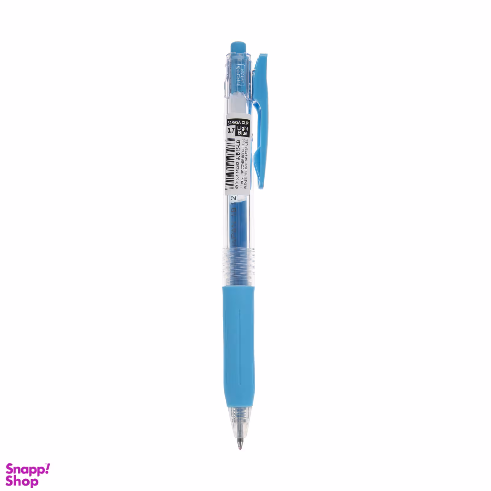 روان نویس زبرا (Zebra) مدل Sarasa Clip 0.7 رنگ آبی آسمانی