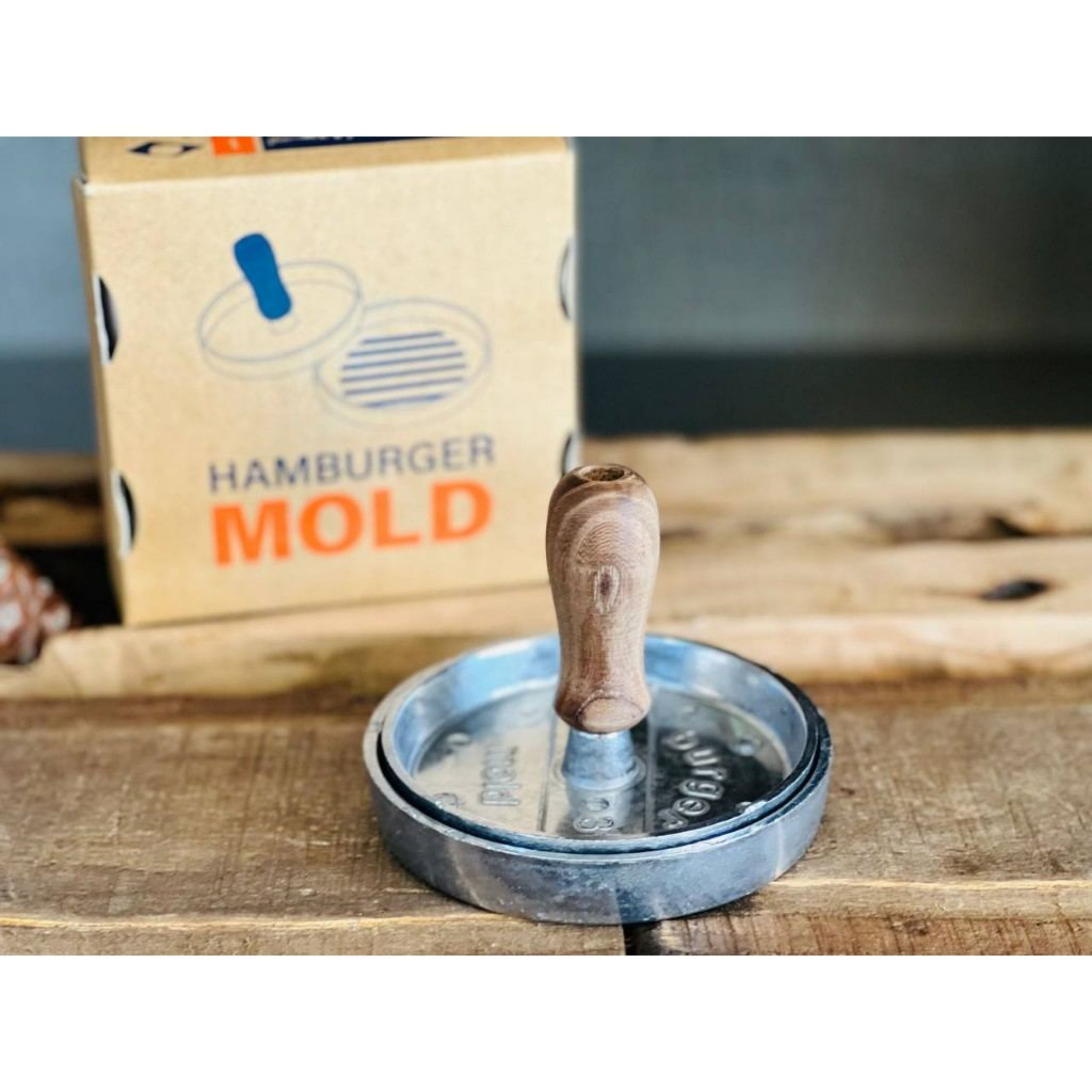 همبرگرزن مدل دسته چوبی کد 01 با قطر 11 سانتیمتر