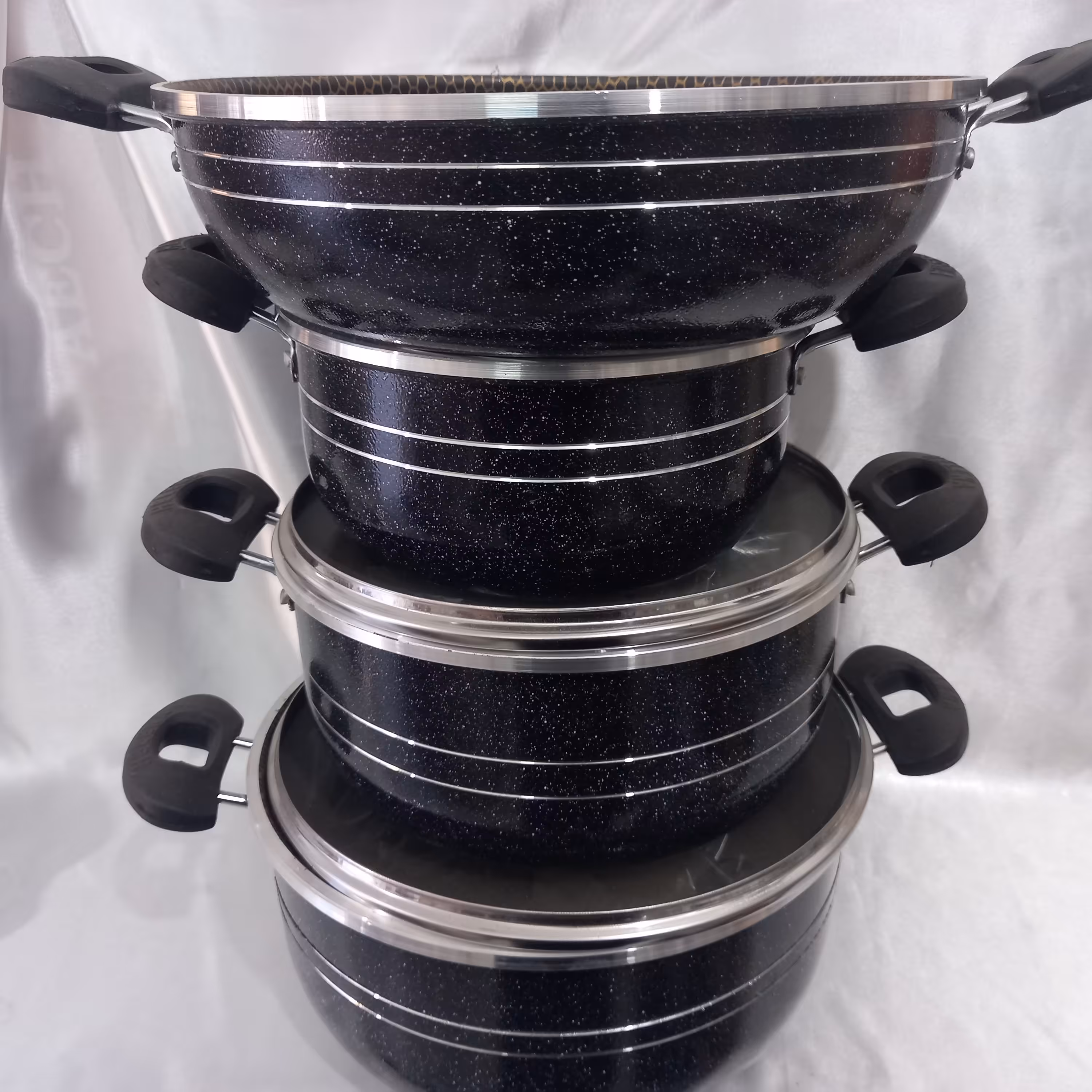 سرویس قابلمه تفلون زنبوری 7پارچه هلنا