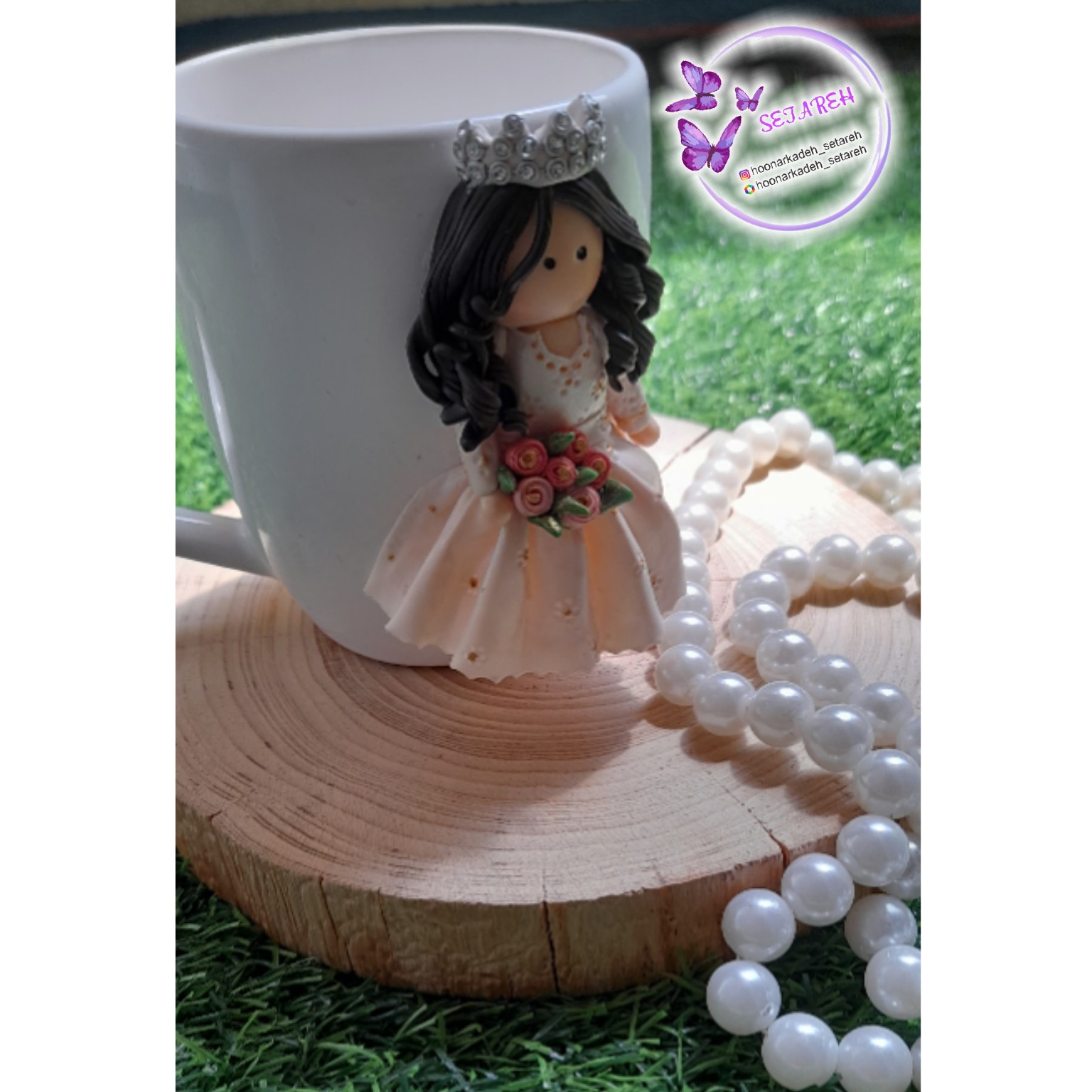 ماگ عروس خانم ،مخصول سفارشی اماده میشه 