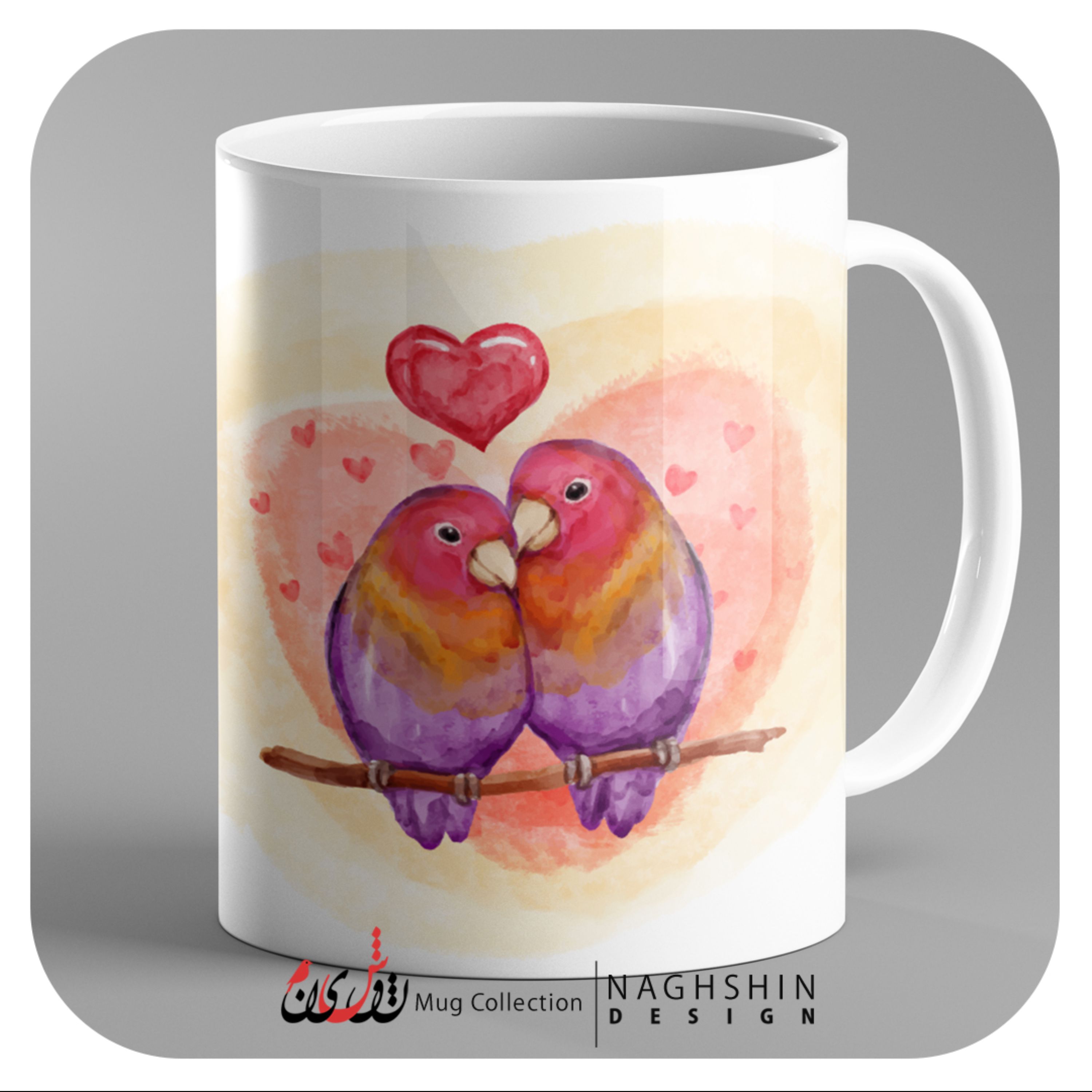 ماگ سرامیکی طرح ولنتاین 35  - چاپ سابلیمیشن - کیفیت عالی