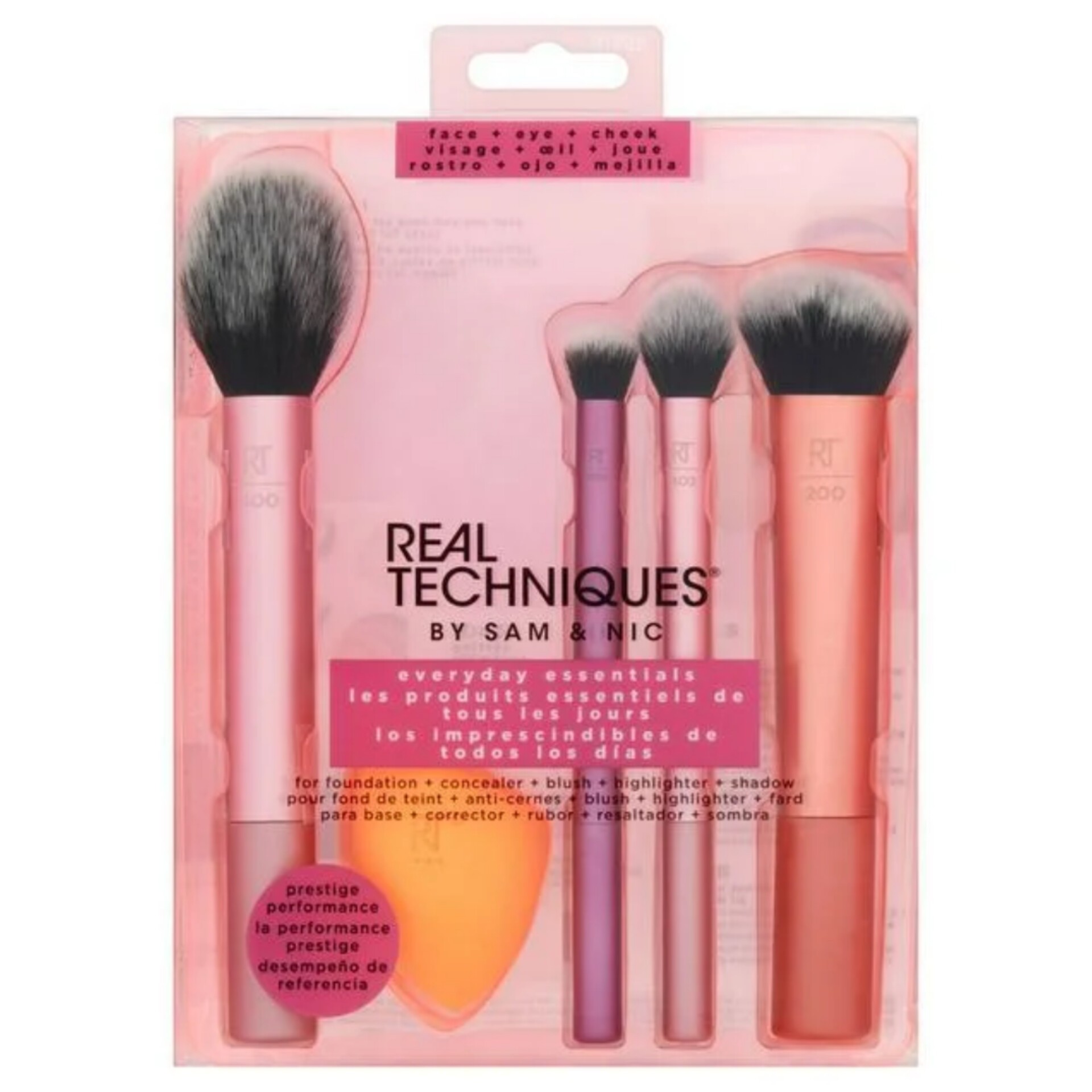 ست براش ریل تکنیک براش میکاپ و بلندر مدل Eveready essential اورجینال و درجه یک 