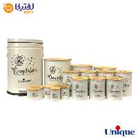 سرویس آشپزخانه 16 پارچه یونیک فانتزی الیزابت کرم قاصدک UN-9083