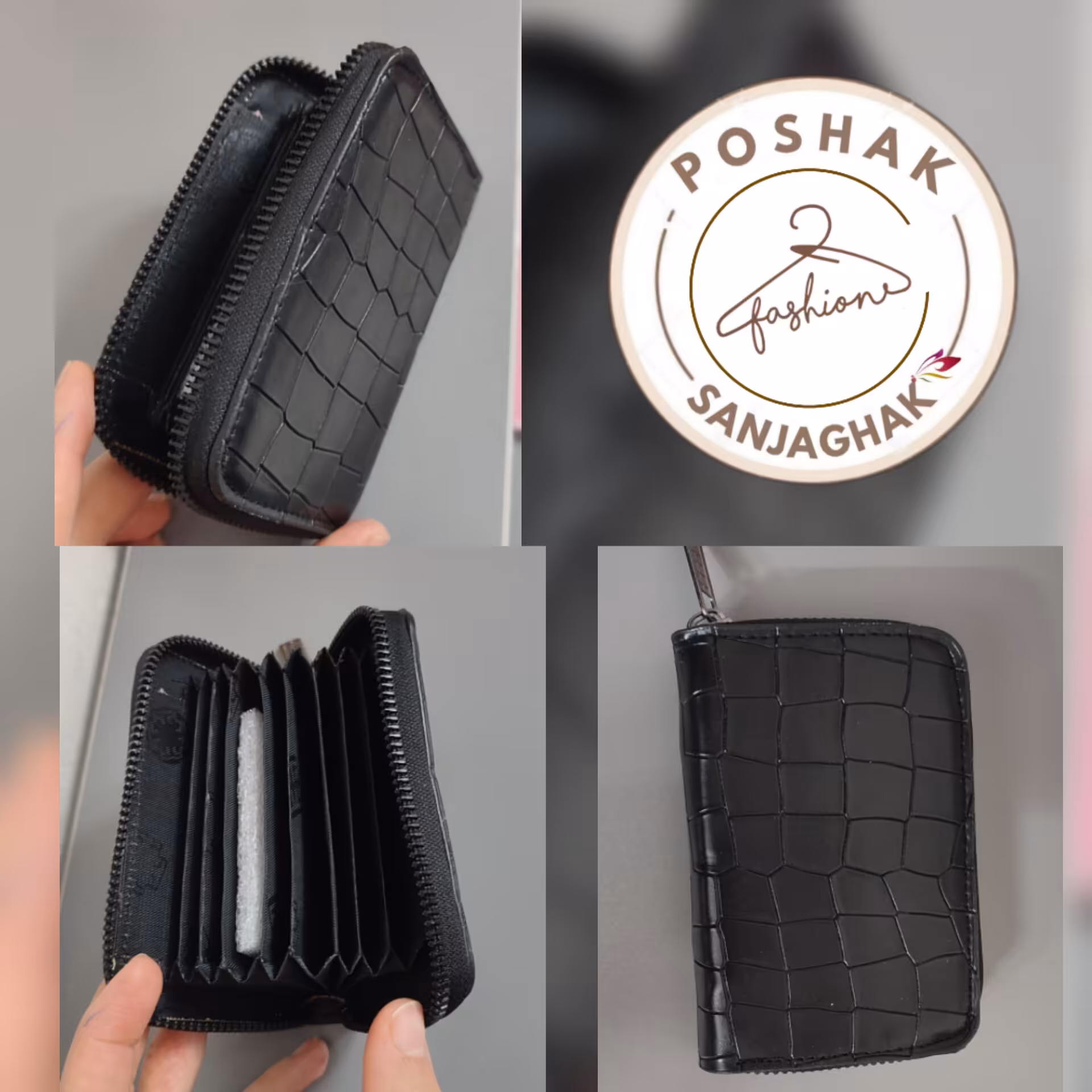 جاکارتی چرمی تک زیپ