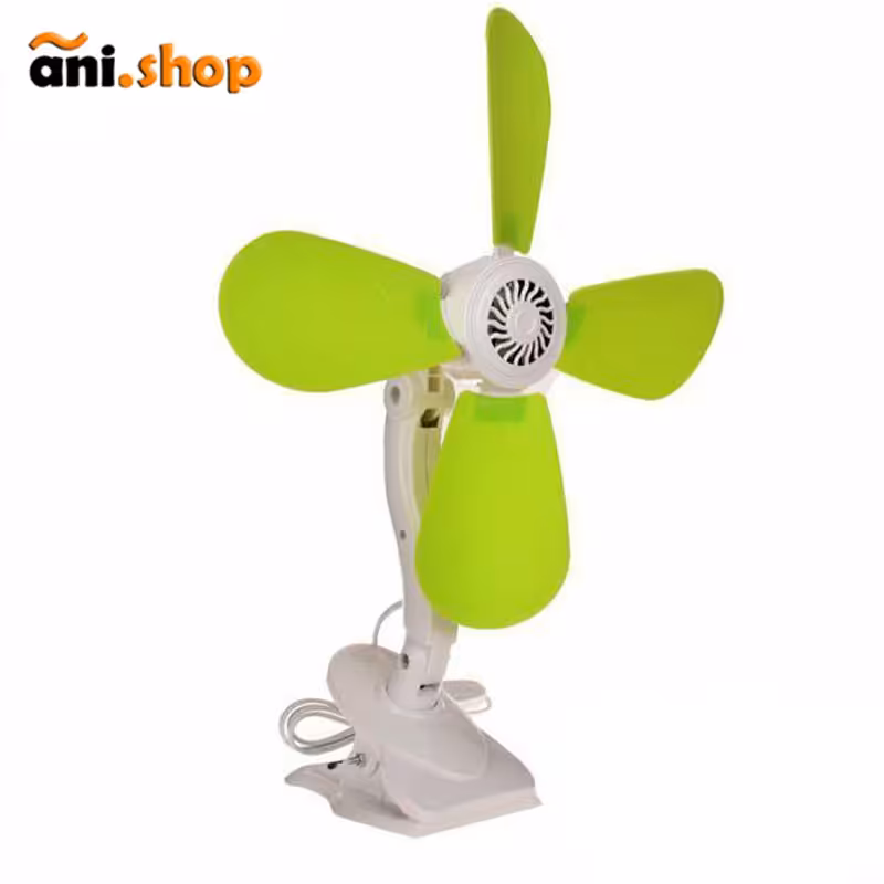 پنکه گیره ای BIMER مدل 1000 رنگ فسفری 