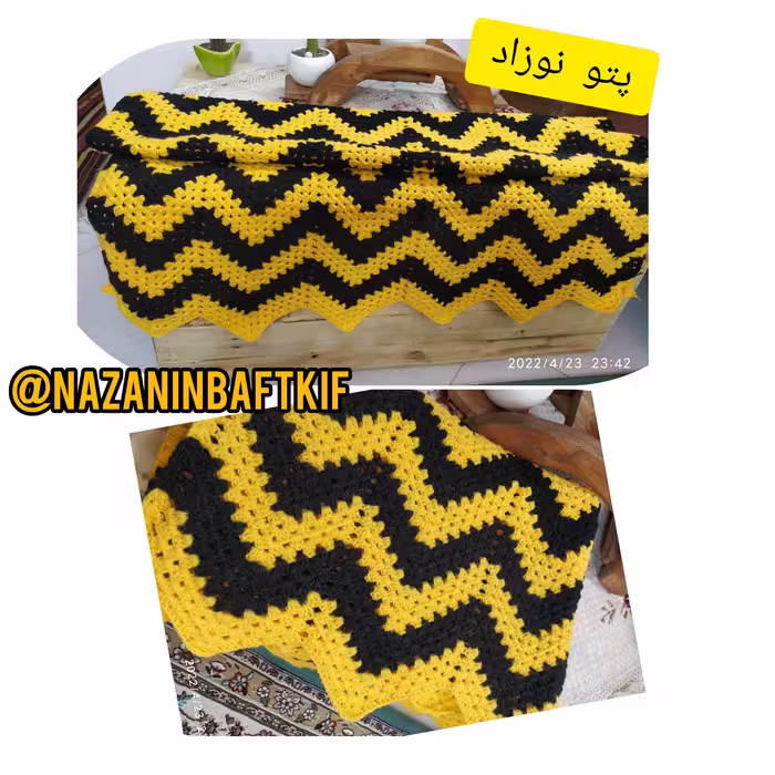 تمام کارها دستباف، و از جنس مکرومه با کیفیت هست