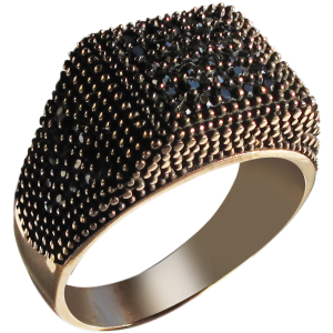 انگشتر طلاروس مردانه کد GL005