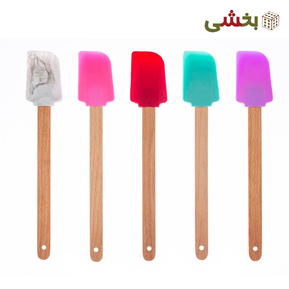 لیسک سیلیکونی دسته چوبی