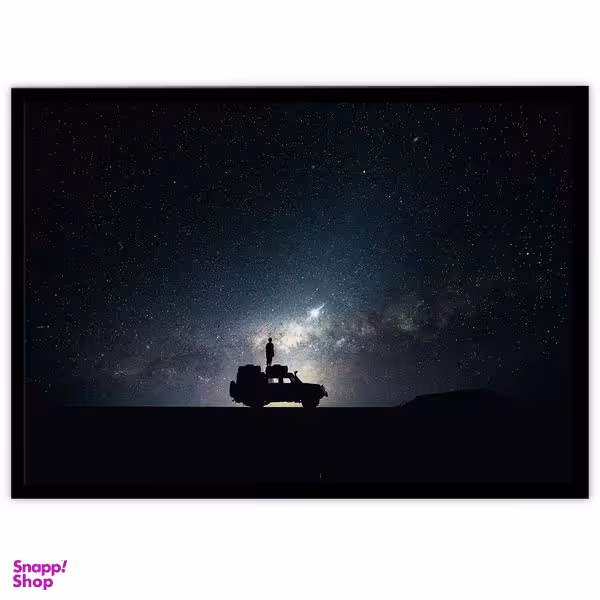 تابلو بکلیت طرح منظره آسمان شب پر ستاره مدل B-10331