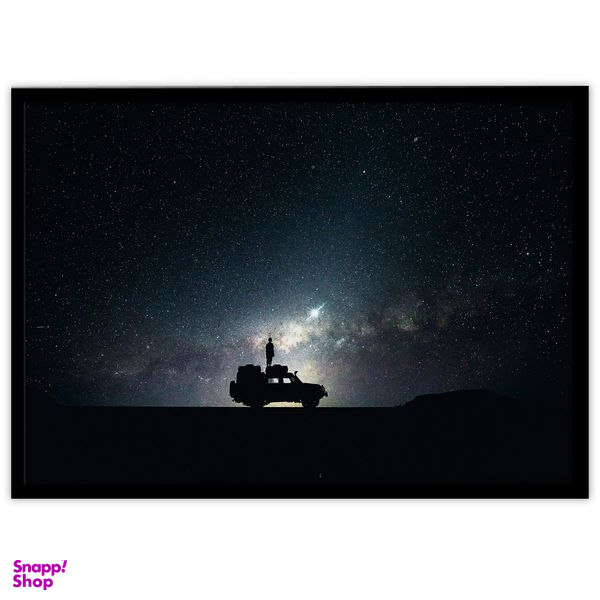 تابلو بکلیت طرح منظره آسمان شب پر ستاره مدل B-10331