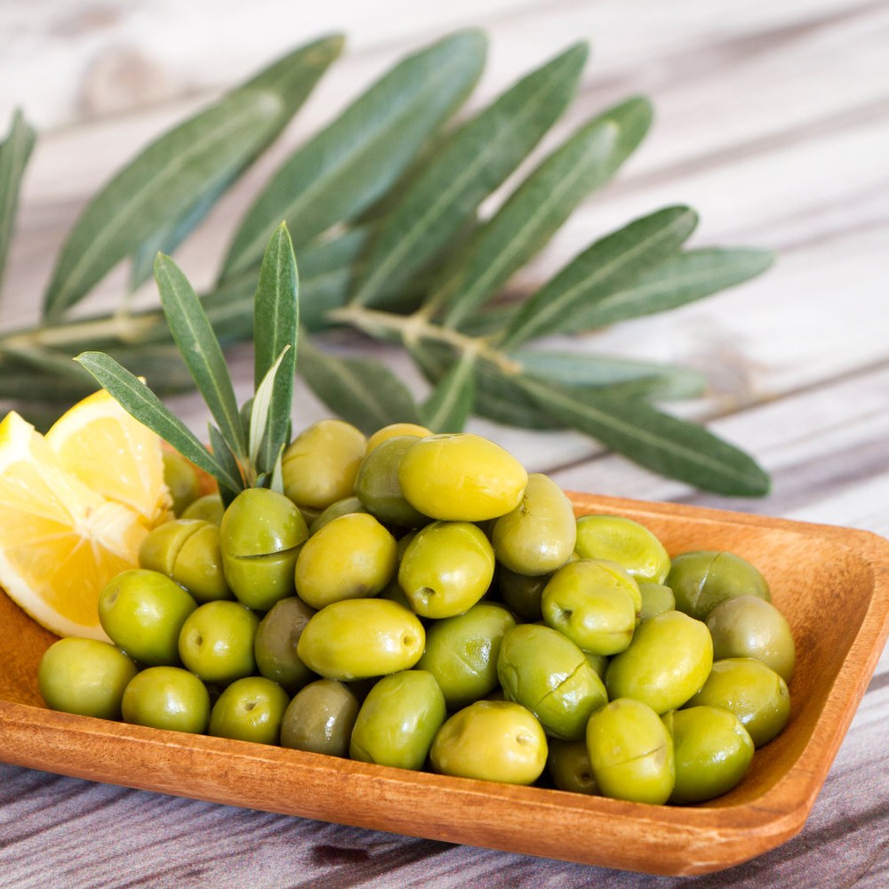 زیتون سبز نخودی 7 کیلویی