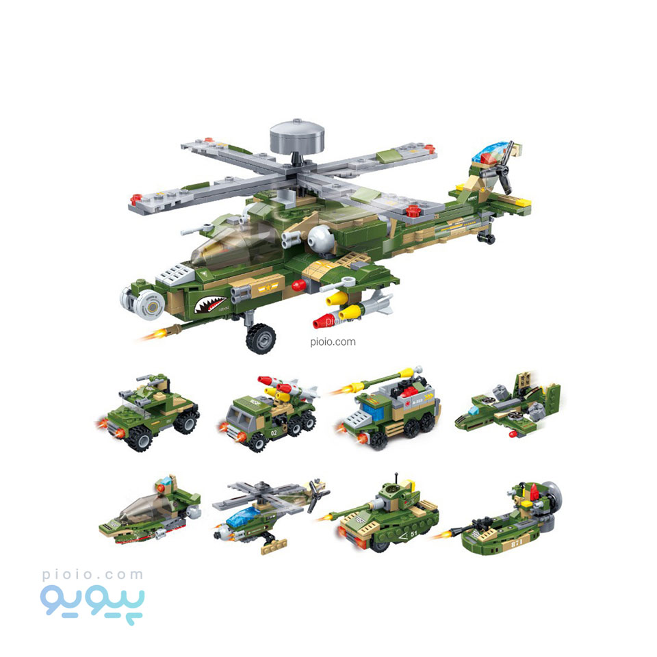 پک لگو 8 عددی Gudi مدل 8710