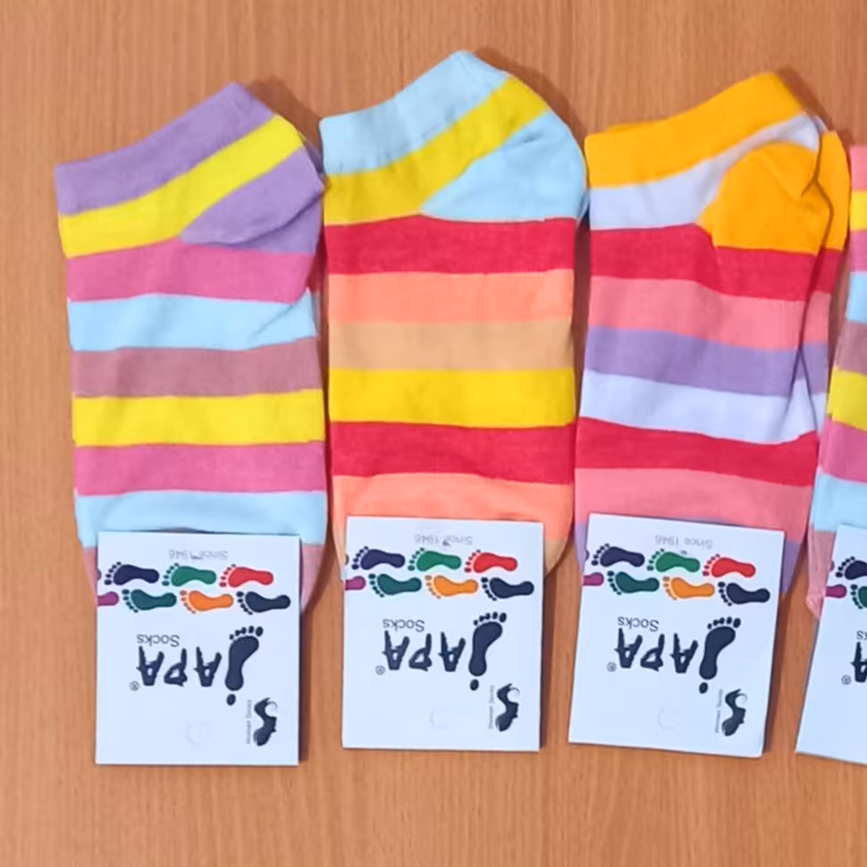 پک چهار عددی جوراب رنگی رنگی