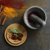 هاون سنگ گرانیت با درب بامبو جوزف جوزف Joseph Joseph Dash Pestle & Mortar with Bamboo Lid