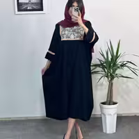 مانتو عبایی سنتی وارش