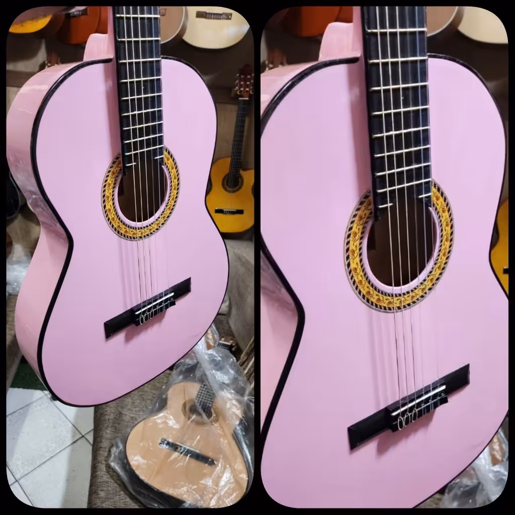 گیتار والنسیا  valencia  GV956c صورتی 