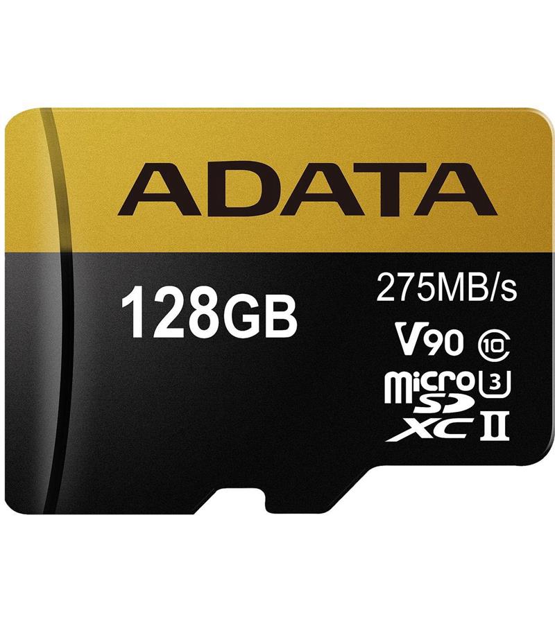 کارت حافظه microSDXC ای دیتا مدل پریمیر وان UHS-II U3 V90 با ظرفیت 128 گیگابایت