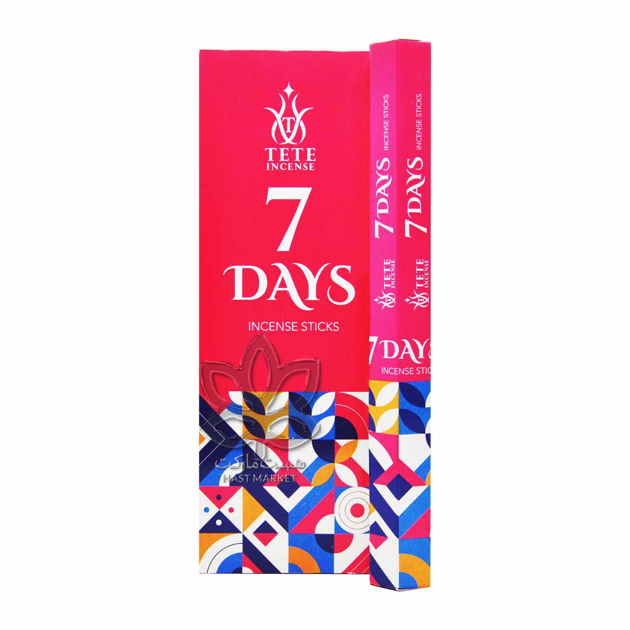 عود هندی مدل هفت روزه 20 عدد تته - tete