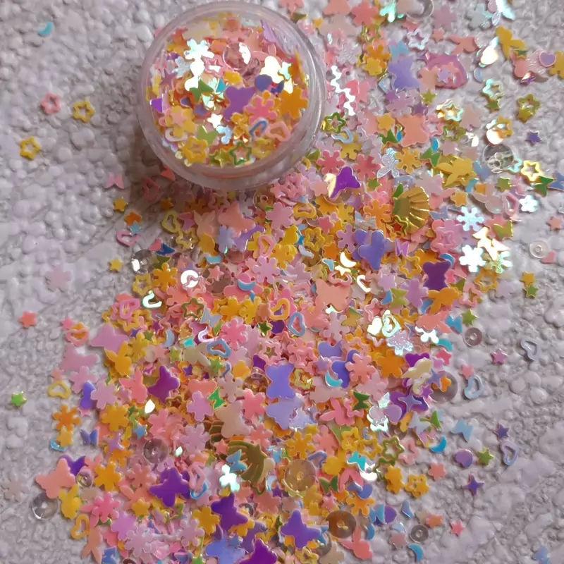 اکلیل مجیک   5گرمی  فیمو رنگی اکلیل طرح دار 12مدل شکل مختلف