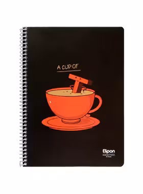 دفتر زبان 60 برگ 2 خط الیپون - چی بخونم