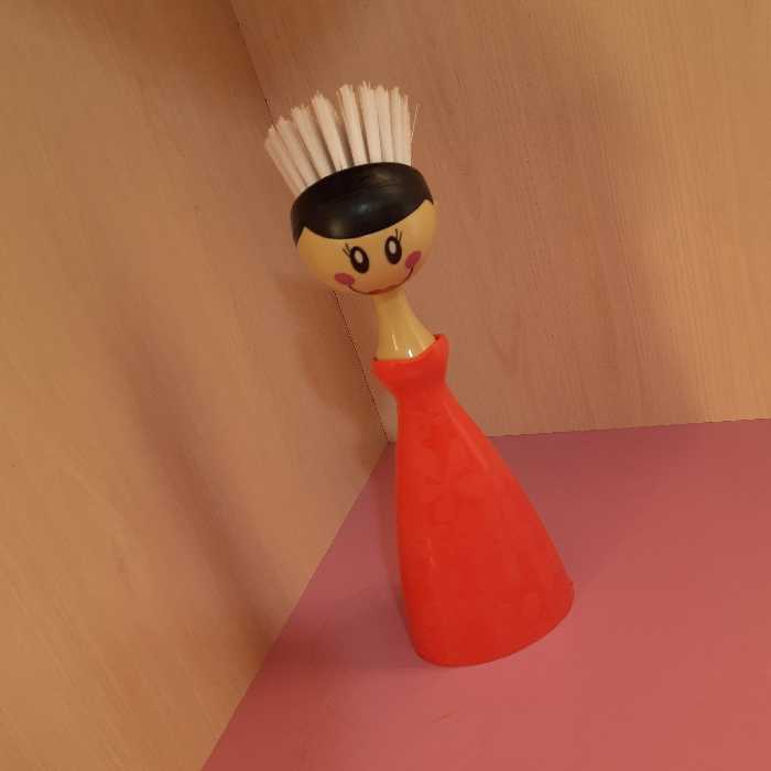 فرچه شستوشو همه کاره فانتزی طرح عروسکی