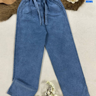 شلوار بگ جین کاغذی اعلا - کد 5