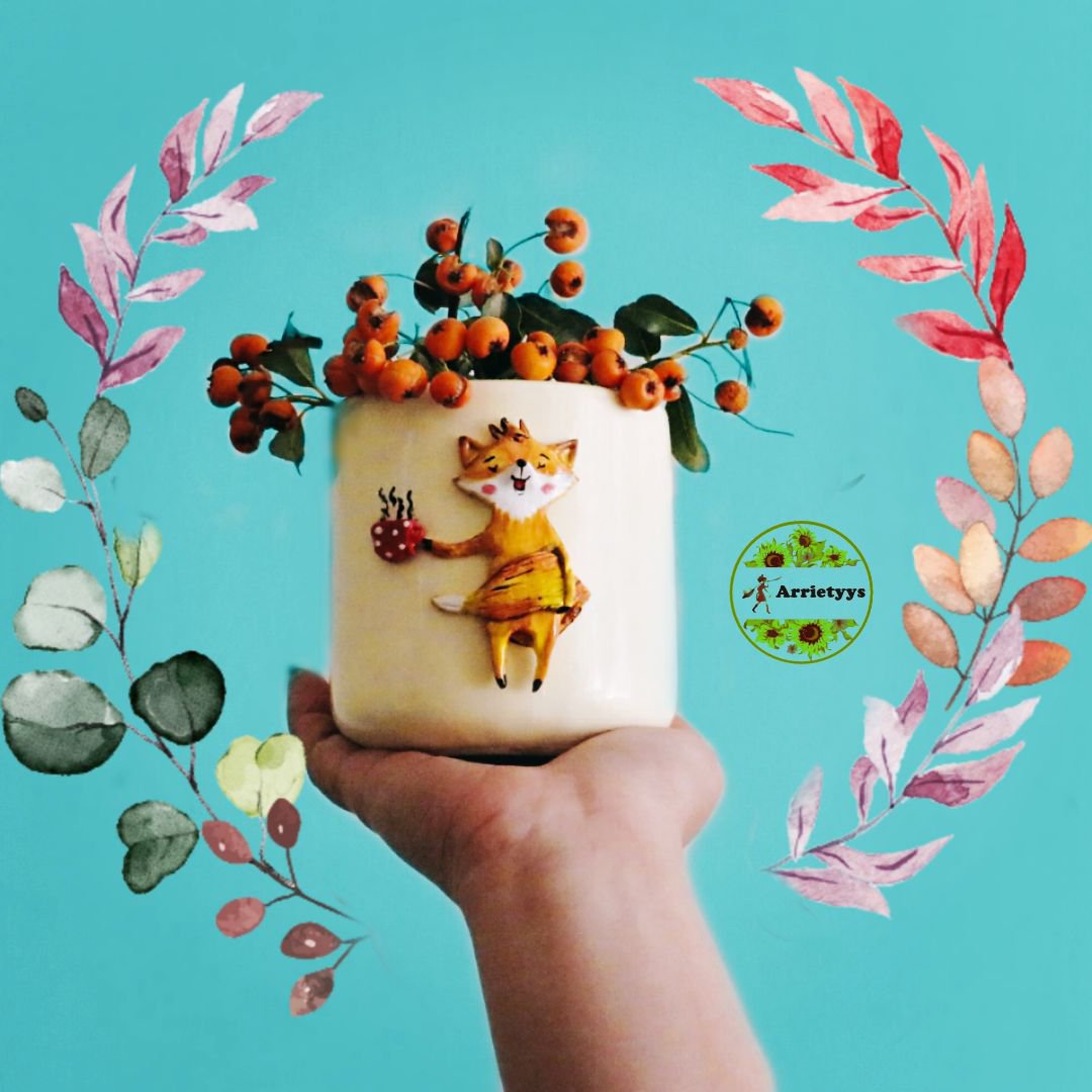 ماگ خمیری عروسکی روباه