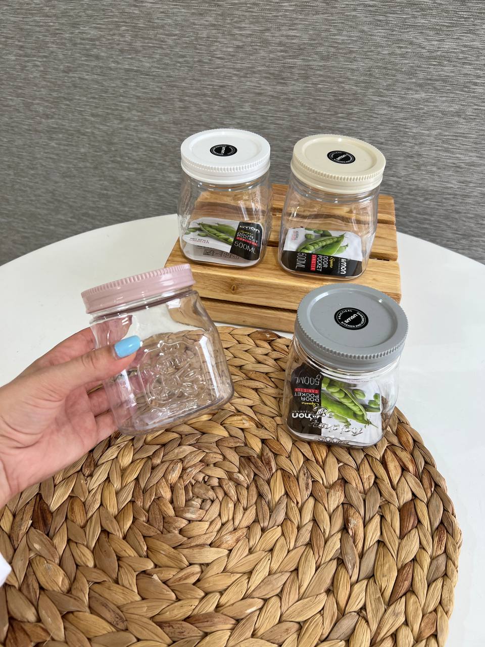 بانکه چهارگوش 500 میل لیمون کد 2122- کوچک