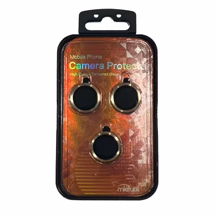 محافظ لنز دوربین رینگی میتوبل گوشی موبایل اپل Iphone 13 Pro - 13 Pro Max طلایی