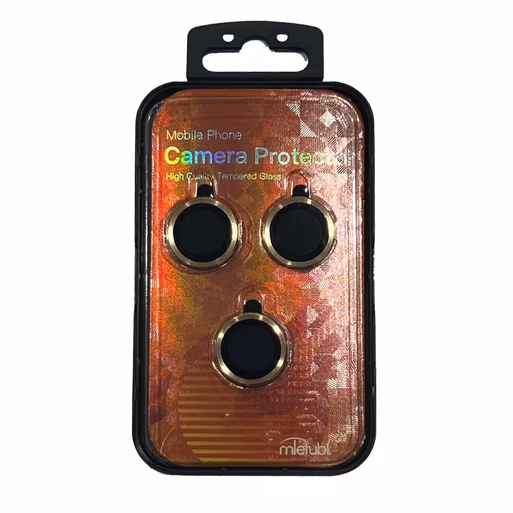 محافظ لنز دوربین رینگی میتوبل گوشی موبایل اپل Iphone 13 Pro - 13 Pro Max طلایی