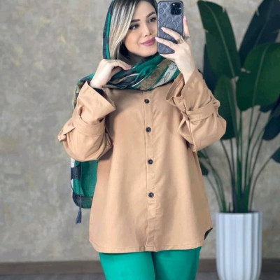 شومیز داکرون آستین پرنسسی
