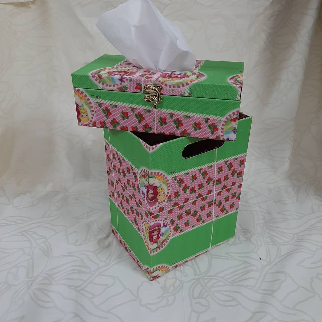 جعبه سطل و دستمال اتاق کودک