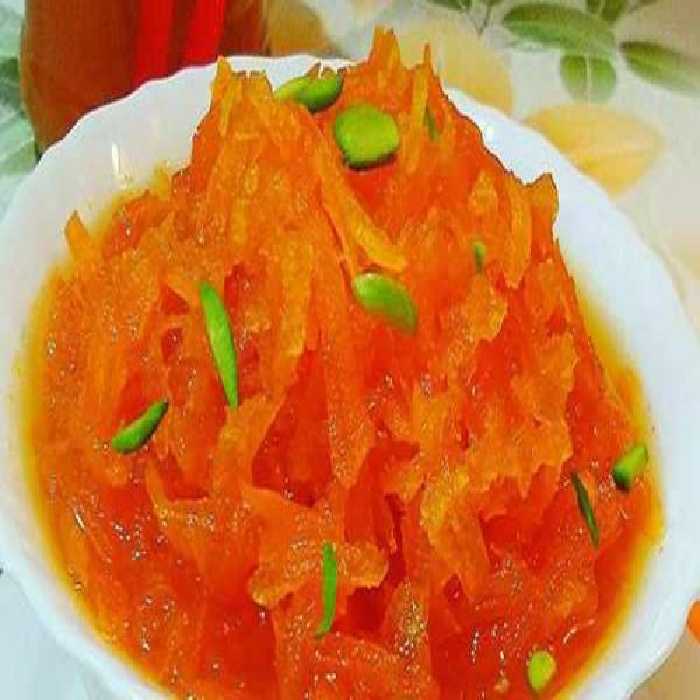 مربای هویج خانگی بسیار خوشمزه و بهداشتی و غلیظ و متفاوت با بقیه