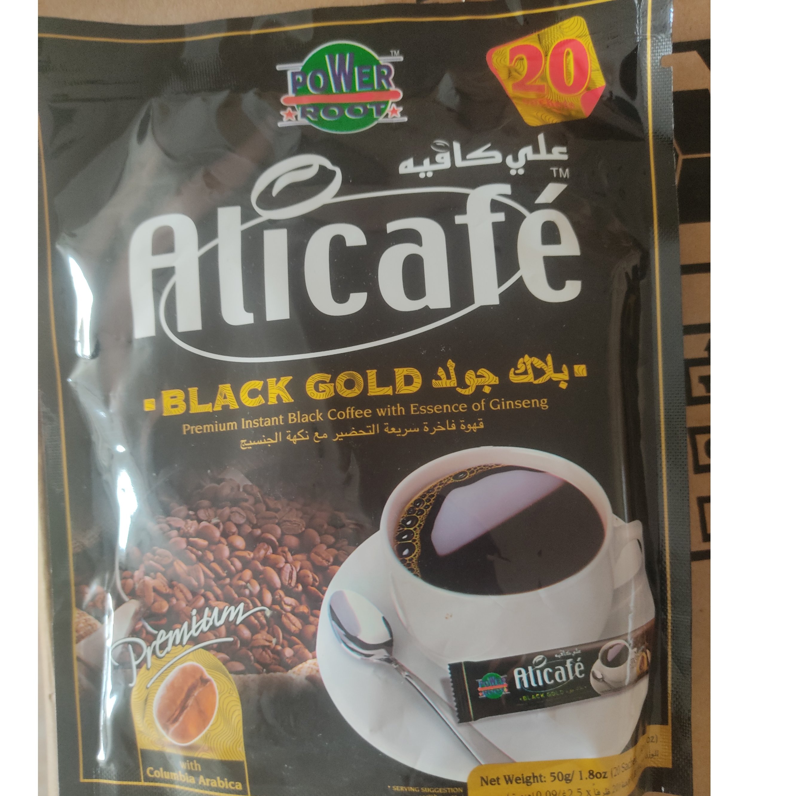 علی کافه بلک گلد اصل 40 بسته 20 تایی ارسال رایگان 
